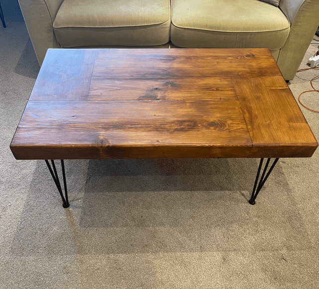 Rustic coffee table
